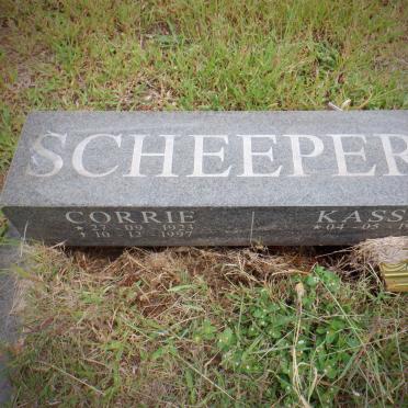 SCHEEPERS Corrie 1923-1997 &amp; Kassie 1923-