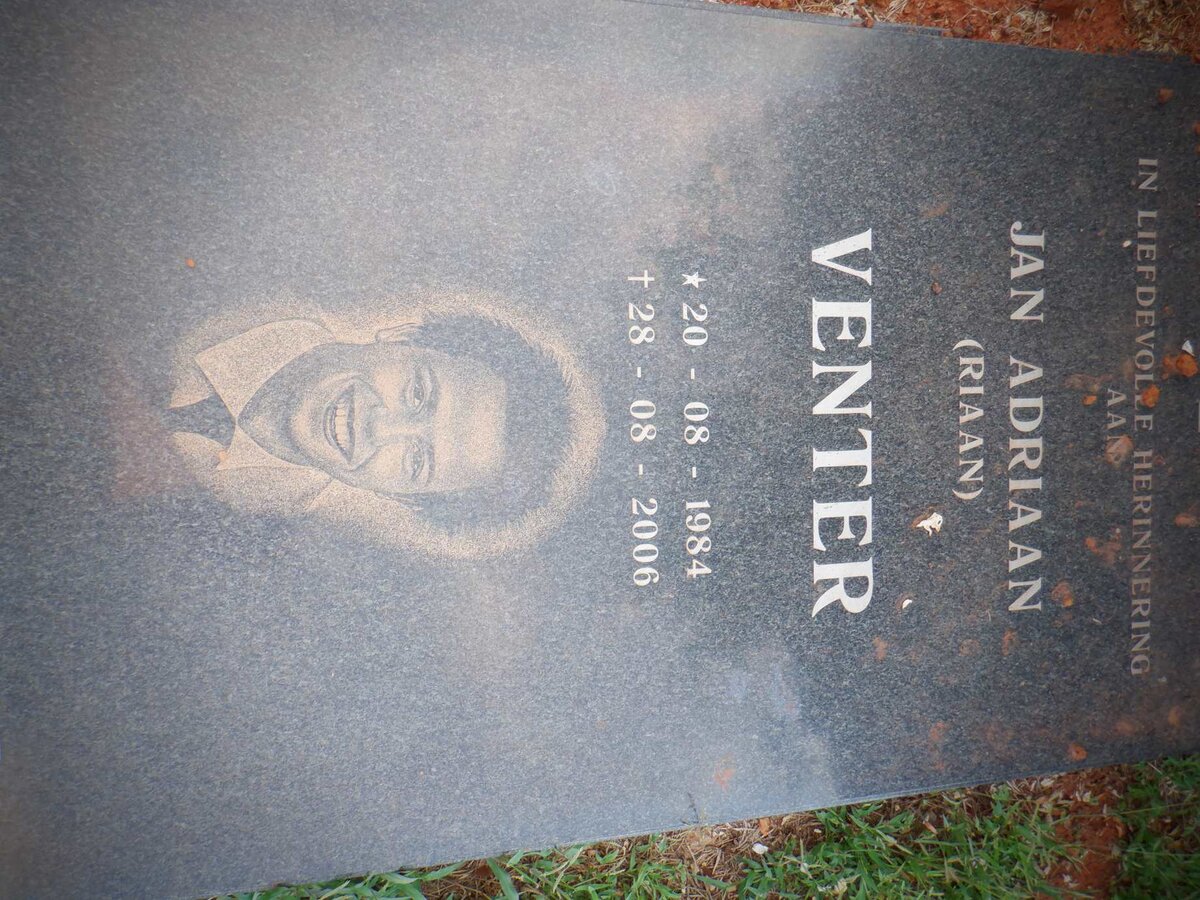 VENTER Jan Adriaan 1984-2006