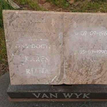 WYK Karen Riana, van 1967-1990