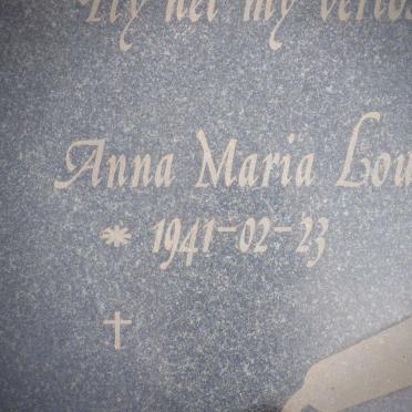 ZYL David Jacobus, van 1936-1999 &amp; Anna Maria LOUW 1941-