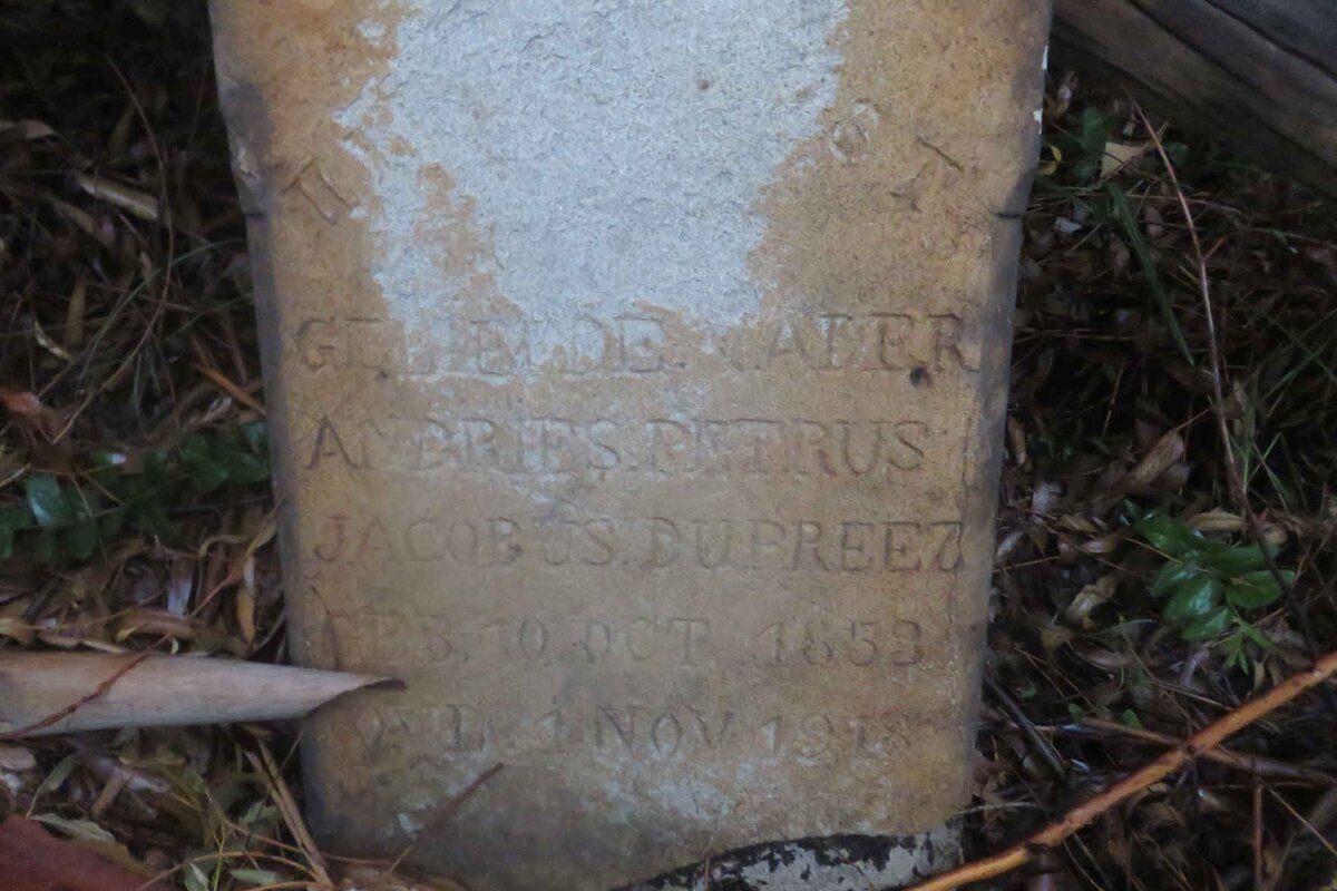 PREEZ Andries Petrus Jacobus, du 1853-1918