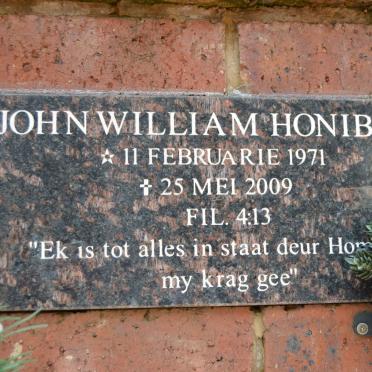 HONIBALL John William 1971-2009