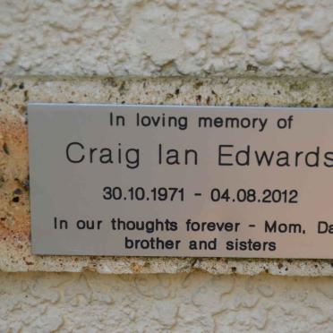 EDWARDS Craig Ian 1971-2012