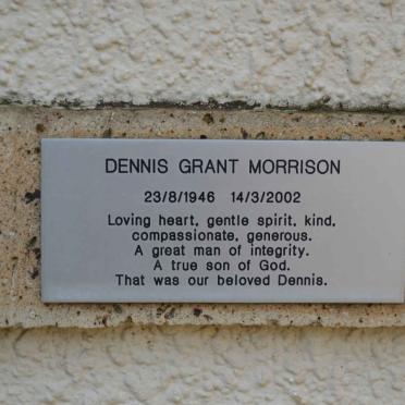 MORRISON Dennis Grant 1946-2002