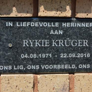 KRÜGER Rykie 1971-2016