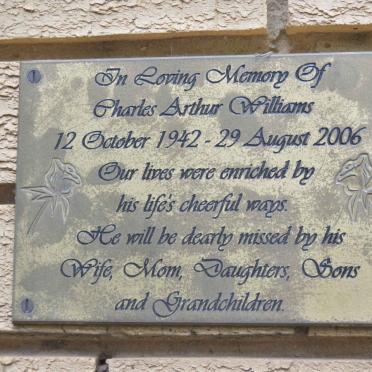 WILLIAMS Charles Arthur 1942-2006