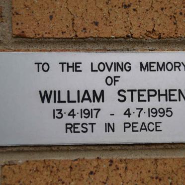 STEPHEN William 1917-1995