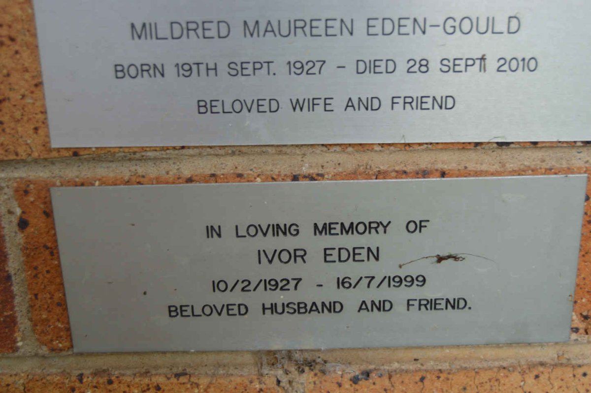 EDEN Ivor 1927-1999