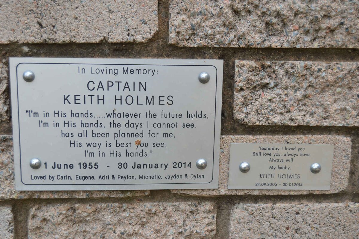 HOLMES Keith 1955-2014