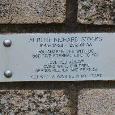 STOCKS Albert Richard 1945-2012