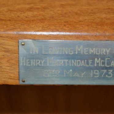 McCAULEY Henry Martindale -1973