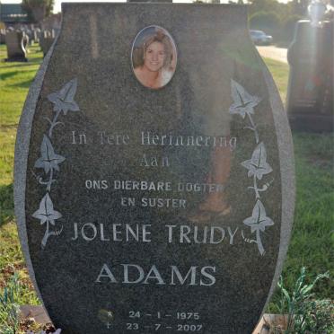 ADAMS Jolene Trudy 1975-2007