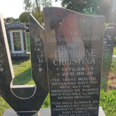 BUTHELEZI Thembane Christina 1972-2011