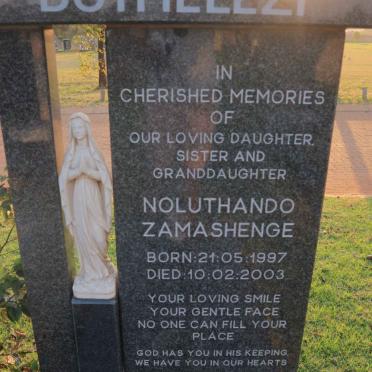 BUTHELEZI Noluthando Zamashenge 1997-2003