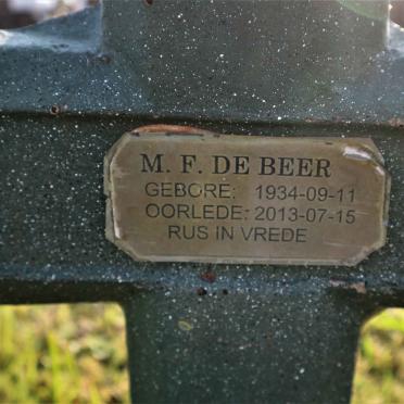 BEER M.F., de 1934-2013 &amp; H.M. 1947-2016