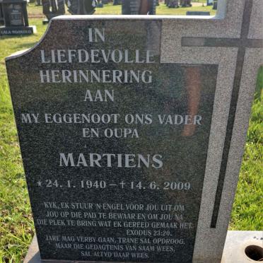 DYK Martiens, van 1940-2009