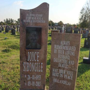 DLAMINI Joyce Sibongile 1953-2013