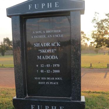 FUPHE Shadrack Madoda 1970-2000