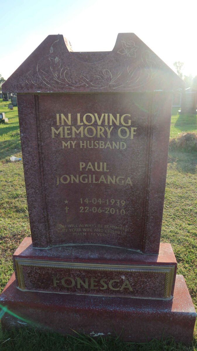 FONESCA Paul Jongilanga 1939-2010