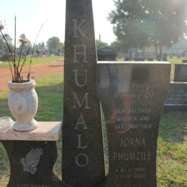 KHUMALO Joana Phumzile 1950-2008