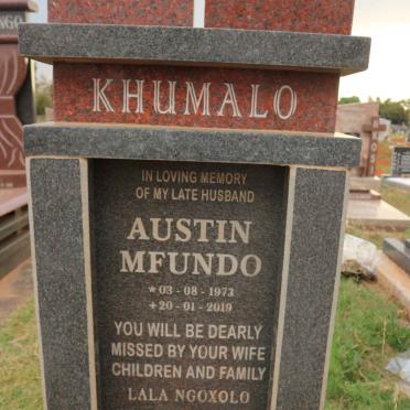 KHUMALO Austin Mfundo 1973-2019