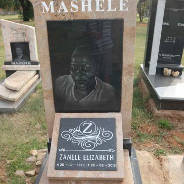 MASHELE Zanele Elizabeth 1973-2016