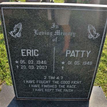 MILTON Eric 1946-2007 &amp; Patty 1948-