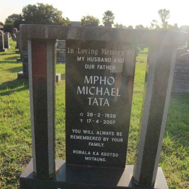 MOHAPI Mpho Michael Tata 1928-2007