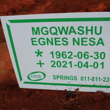MGQWASHU Egnes Nesa 1962-2021