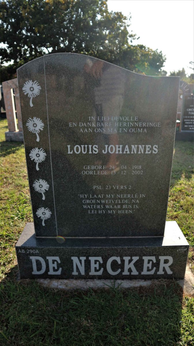 NECKER Louis Johannes, de 1918-2002