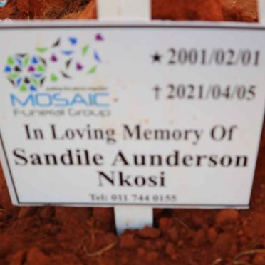 NKOSI Sandile Aunderson 2001-2021