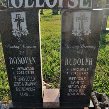 OELOFSE Rudolph 1947-2013 :: OELOFSE Donovan 1974-2012