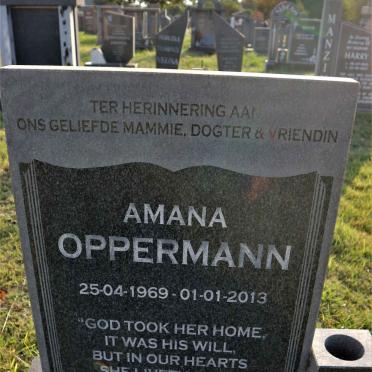 OPPERMANN Amana 1969-2013