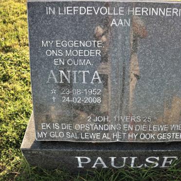 PAULSE Anita 1952-2008
