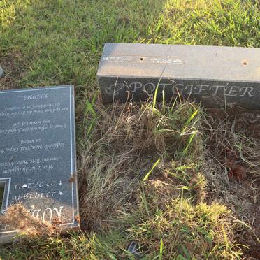 POTGIETER Kobie 1946-2011 &amp; M.M.C. 1946-