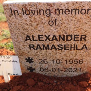 RAMASEHLA Alexander 1956-2021