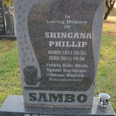 SAMBO Shingana Phillip 1933-2016