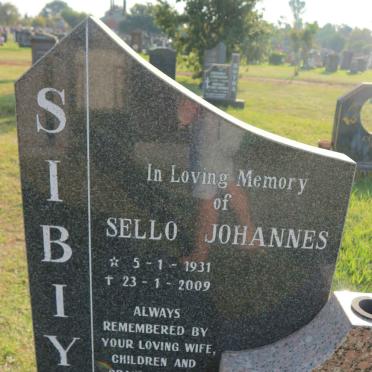 SIBIYA Sello Johannes 1931-2009