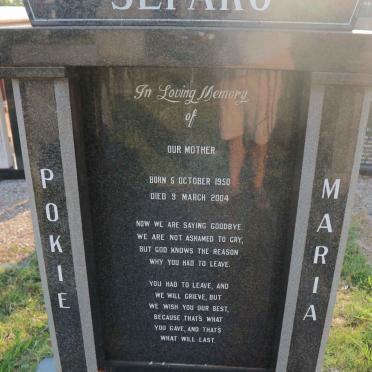 SEFAKO Pokie Maria 1950-2004