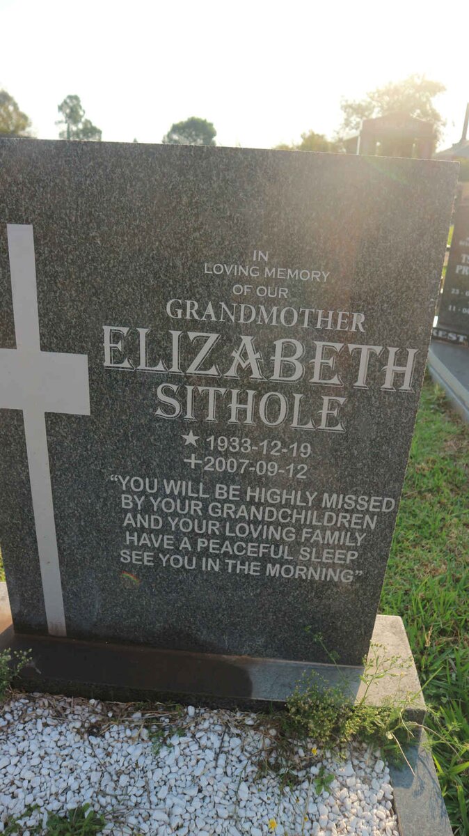 SITHOLE Elizabeth 1933-2007