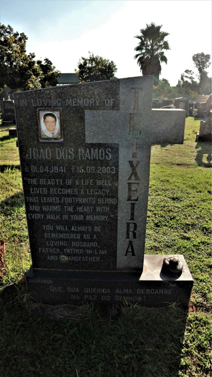 TEIXEIRA Joao Dos Ramos 1941-2003