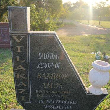VILAKAZI Bambos Amos 1941-2011