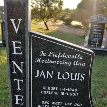 VENTER Jan Louis 1949-2011
