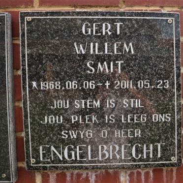 ENGELBRECHT Gert Willem Smit 1968-2011