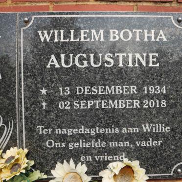 AUGUSTINE Willem Botha 1934-2018