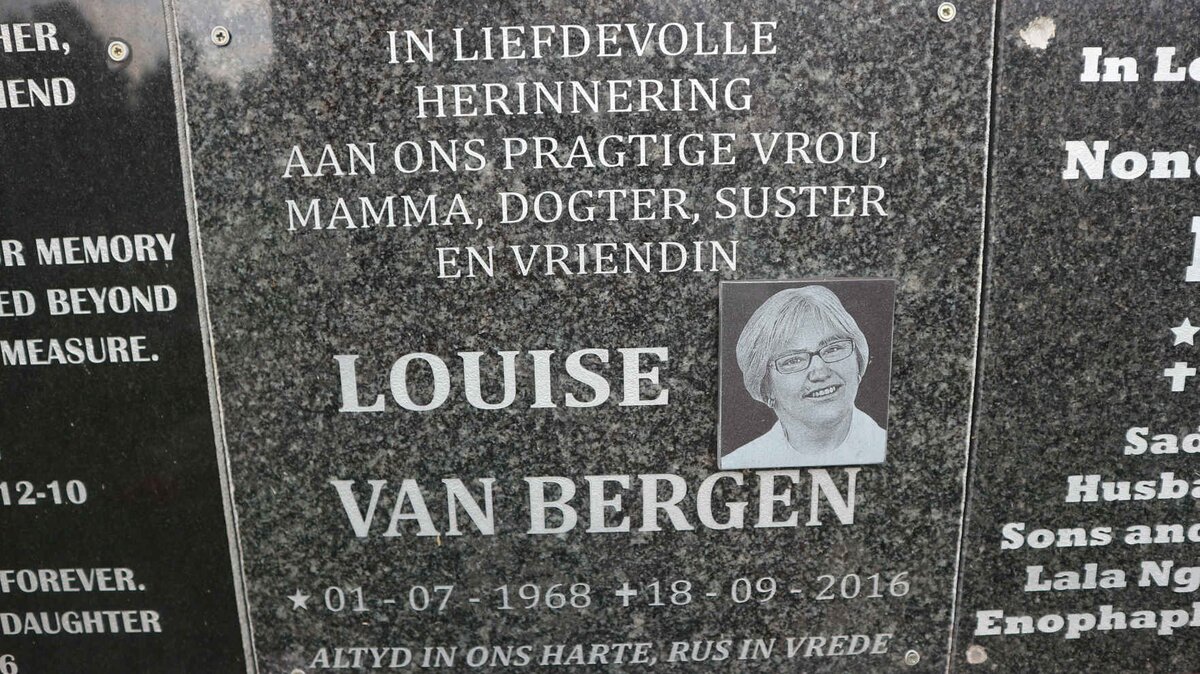 BERGEN Louise, van 1968-2016