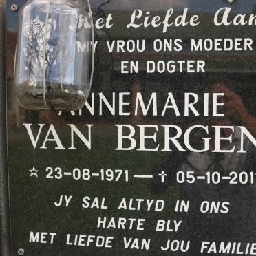 BERGEN Annemarie, van 1971-2011
