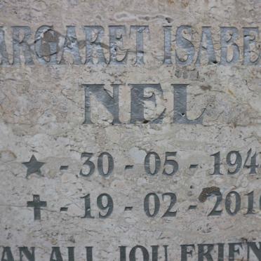 NEL Margaret Isabella 1944-2010