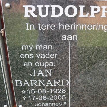 RUDOLPH Jan Barnard 1928-2005