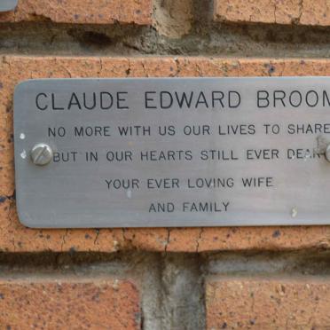 BROOM Claude Edward